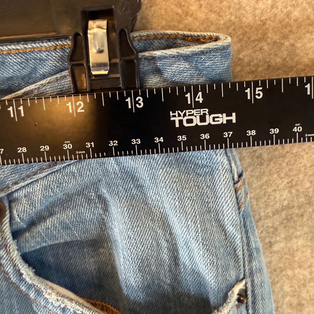 Kimes Ranch Jennifer Jeans 4/32 Western Flare Light Wash Distressed Blue Denim - Picture 8 of 11